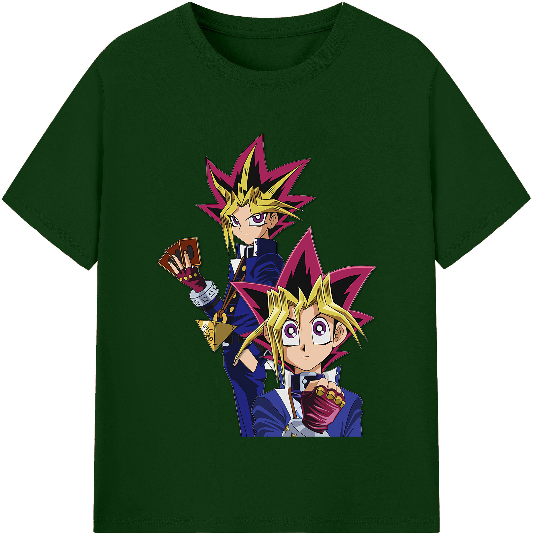 （画像用） 遊☆戯☆王 Yu-Gi-Oh! 綿100％半袖Tシャツ（フロントプリント）